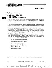 MC68HC000 datasheet pdf Motorola