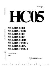 MC68HC705B32 datasheet pdf Motorola