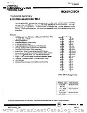 MC68HC05C9 datasheet pdf Motorola