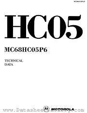 MC68HC05P6 datasheet pdf Motorola