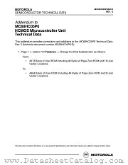 MC68HC05P6AD datasheet pdf Motorola