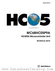 MC68HC05P9A datasheet pdf Motorola
