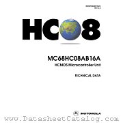 MC68HC08AB16A datasheet pdf Motorola
