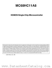 MC68HC11A8 datasheet pdf Motorola