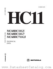 MC68HC11G5 datasheet pdf Motorola
