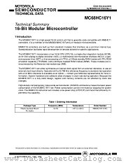 MC68HC16Y1TS datasheet pdf Motorola