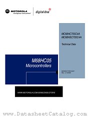 MC68HC705C4ACP datasheet pdf Motorola