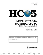 MC68HC705C8ACB datasheet pdf Motorola