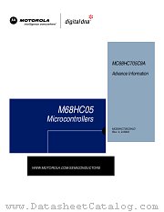 MC68HC705C9A datasheet pdf Motorola