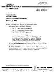 MC68HC705K1AD datasheet pdf Motorola