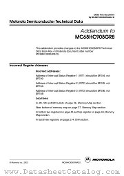 MC68HC908GR8AD datasheet pdf Motorola