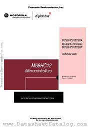 MC68HC912D60C datasheet pdf Motorola
