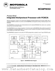MC68PM302 datasheet pdf Motorola