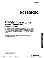 MC68QH302 datasheet pdf Motorola
