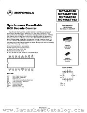 MC74AC162N datasheet pdf Motorola