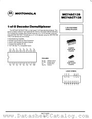 MC74ACT138N datasheet pdf Motorola