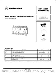 MC74ACT86N datasheet pdf Motorola