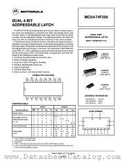 MC74F256D datasheet pdf Motorola