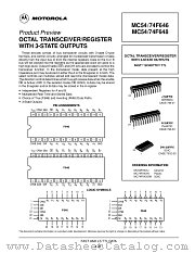 MC74F646N datasheet pdf Motorola