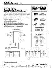 MC54HC162AJ datasheet pdf Motorola