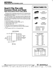 MC54-74HC175 datasheet pdf Motorola