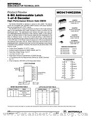MC54-74HC259A datasheet pdf Motorola