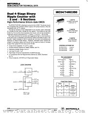 MC54HC390J datasheet pdf Motorola