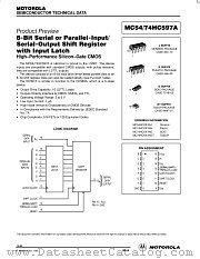 MC74HC597ADT datasheet pdf Motorola