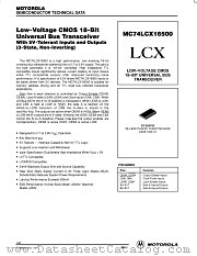 MC74LCX16500 datasheet pdf Motorola