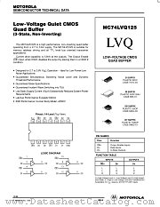 MC74LVQ125DT datasheet pdf Motorola