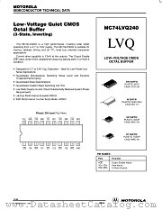 MC74LVQ240DW datasheet pdf Motorola