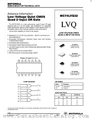 MC74LVQ32M datasheet pdf Motorola