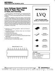MC74LVQ374DT datasheet pdf Motorola