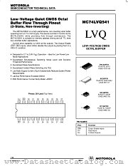 MC74LVQ541SD datasheet pdf Motorola