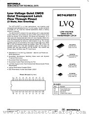 MC74LVQ573DT datasheet pdf Motorola