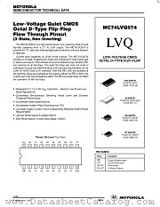 MC74LVQ574SD datasheet pdf Motorola