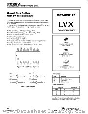 MC74LVX125DT datasheet pdf Motorola