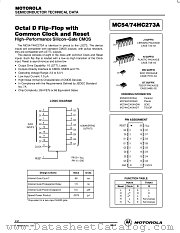 M54HC273A datasheet pdf Motorola