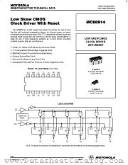 MC88914N datasheet pdf Motorola