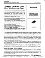 MC88916 datasheet pdf Motorola