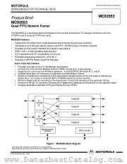 MC92053 datasheet pdf Motorola