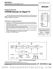MC92300 datasheet pdf Motorola