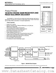 MC92305CD datasheet pdf Motorola