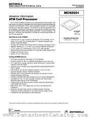 MC92501GC datasheet pdf Motorola