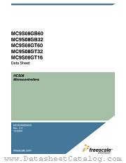 MC9S08GB32 datasheet pdf Motorola