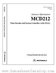 MCD212 datasheet pdf Motorola