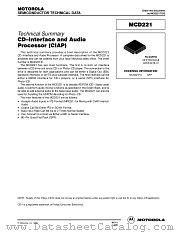 MCD221 datasheet pdf Motorola