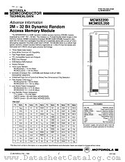 MCM32L200S80 datasheet pdf Motorola