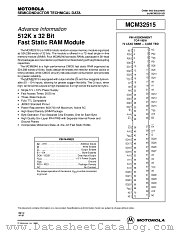 MCM32515 datasheet pdf Motorola