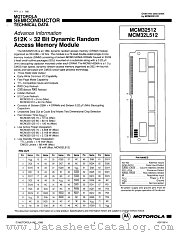 MCM32512S70 datasheet pdf Motorola